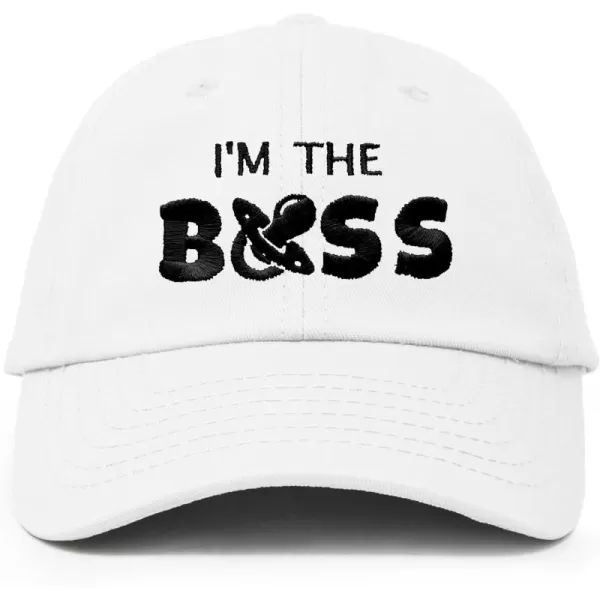 DALIX I'm The Boss Baby Hat Infant Baseball Cap for Baby Girls and Boys