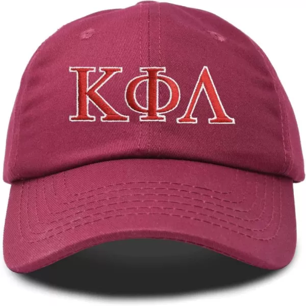 DALIX Kappa Phi Lambda Greek Letters Hat Womens Sorority Baseball Cap