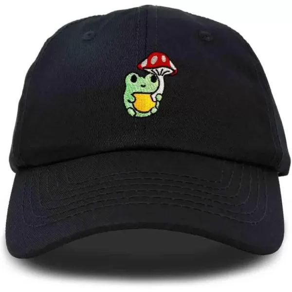 DALIX Mushroom Frog Embroidered Dad Cap Cotton Baseball Hat Women