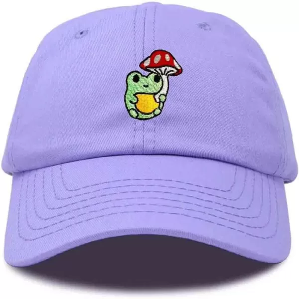 DALIX Mushroom Frog Embroidered Dad Cap Cotton Baseball Hat Women