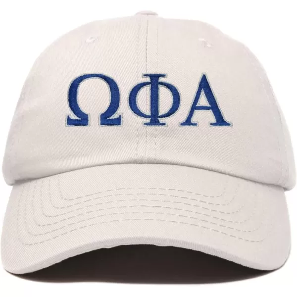 DALIX Omega Phi Alpha Greek Letters Hat Womens Embroidered Baseball Cap