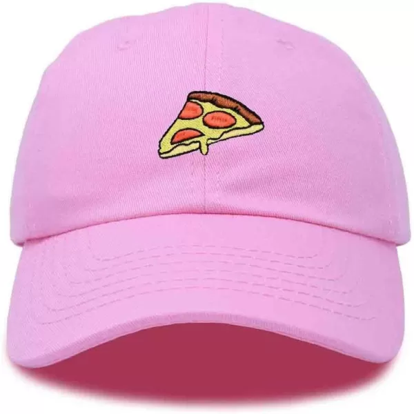 DALIX Pizza Slice Embroidered Dad Cap Cotton Baseball Hat Unisex