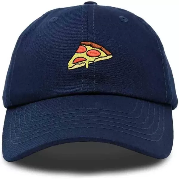 DALIX Pizza Slice Embroidered Dad Cap Cotton Baseball Hat Unisex