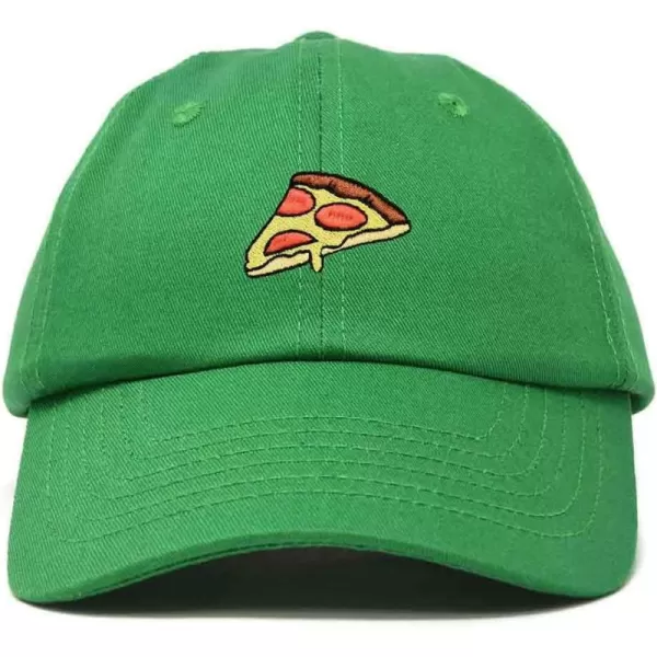 DALIX Pizza Slice Embroidered Dad Cap Cotton Baseball Hat Unisex