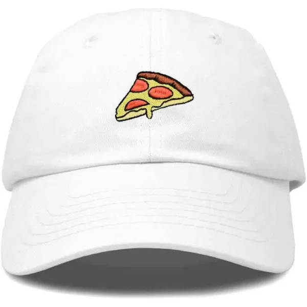 DALIX Pizza Slice Embroidered Dad Cap Cotton Baseball Hat Unisex