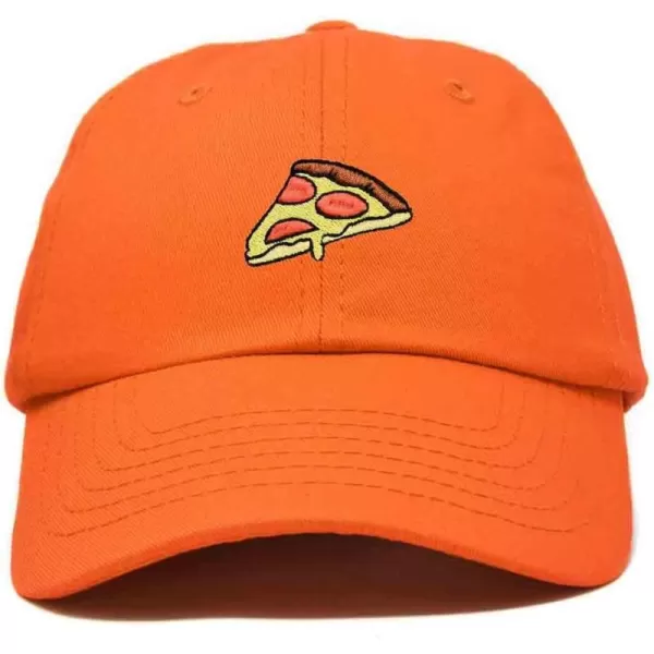 DALIX Pizza Slice Embroidered Dad Cap Cotton Baseball Hat Unisex