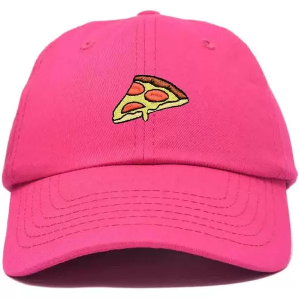 DALIX Pizza Slice Embroidered Dad Cap Cotton Baseball Hat Unisex