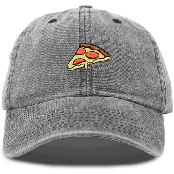 DALIX Pizza Slice Embroidered Dad Cap Cotton Baseball Hat Unisex