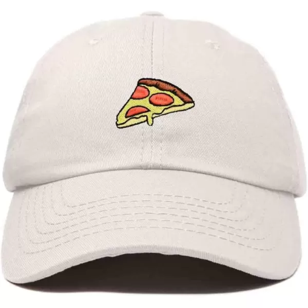 DALIX Pizza Slice Embroidered Dad Cap Cotton Baseball Hat Unisex
