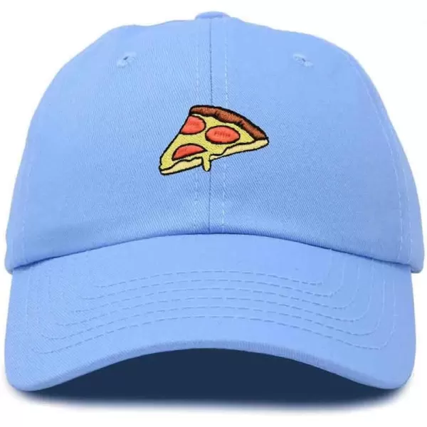 DALIX Pizza Slice Embroidered Dad Cap Cotton Baseball Hat Unisex