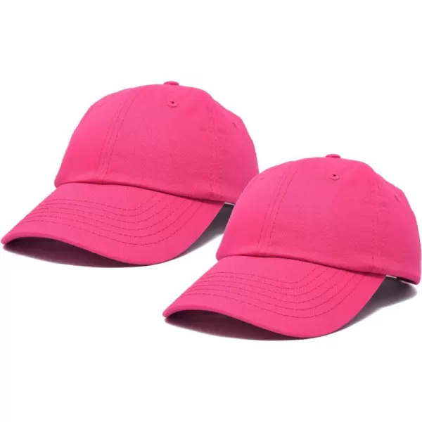 DALIX Plain Dad Hats 2 Pack