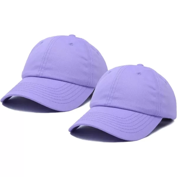 DALIX Plain Dad Hats 2 Pack