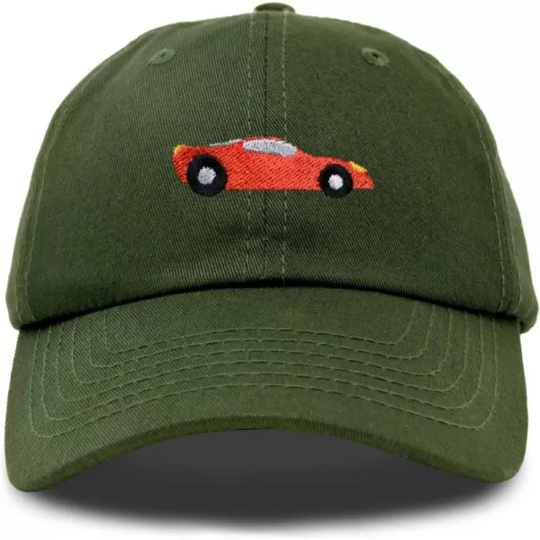 DALIX Race Car Hats Dad Hat Baseball Cap Embroidered Custom Cotton Caps