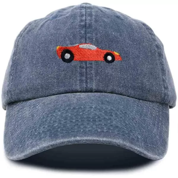 DALIX Race Car Hats Dad Hat Baseball Cap Embroidered Custom Cotton Caps