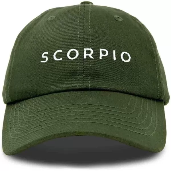 DALIX Scorpio Dad Hat Embroidered Zodiac Astrology Cotton Baseball Cap