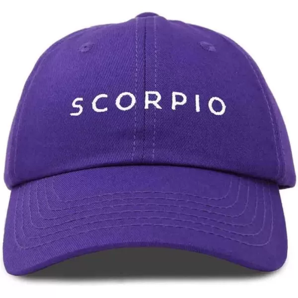 DALIX Scorpio Dad Hat Embroidered Zodiac Astrology Cotton Baseball Cap