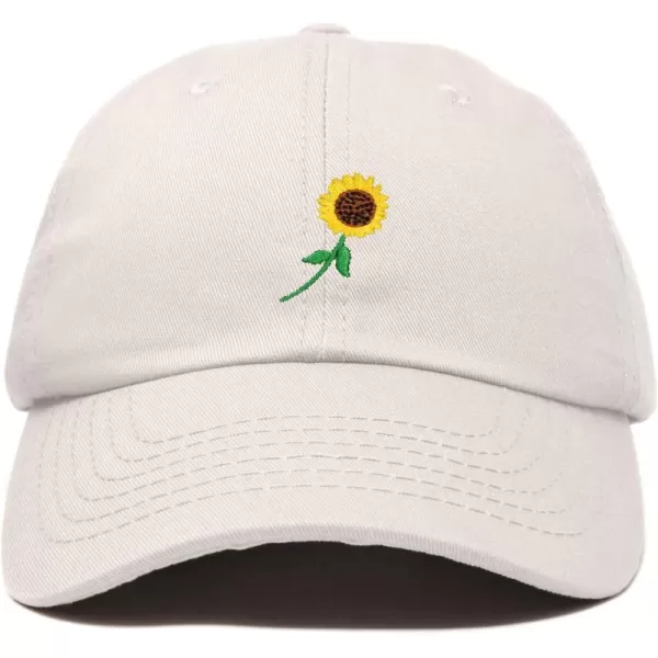 DALIX Sunflower Hat Womens Floral Baseball Cap