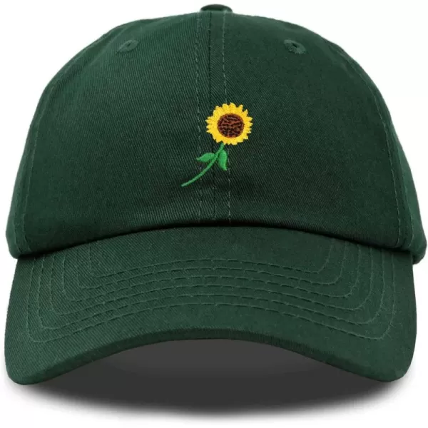 DALIX Sunflower Hat Womens Floral Baseball Cap