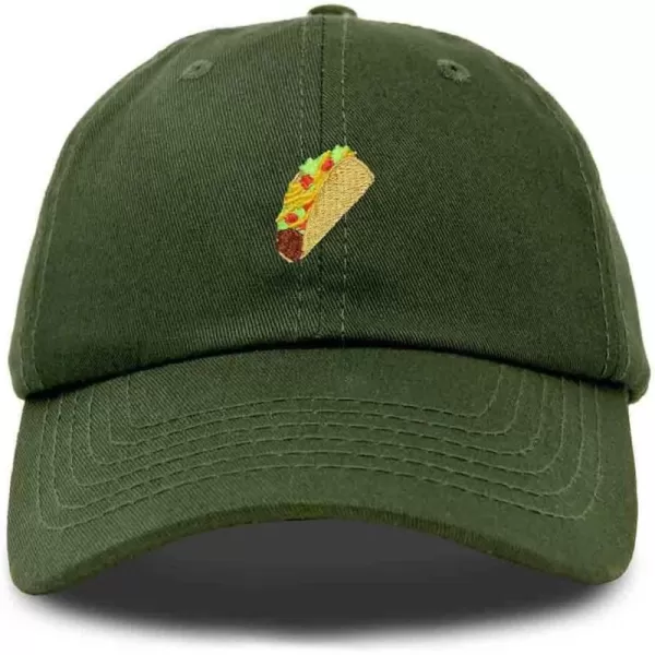 DALIX Taco Embroidered Dad Cap Cotton Baseball Hat Women