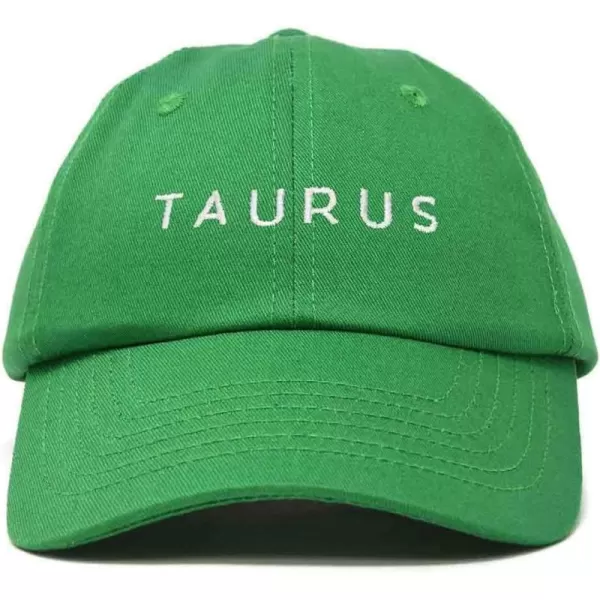 DALIX Taurus Dad Hat Embroidered Zodiac Astrology Cotton Baseball Cap