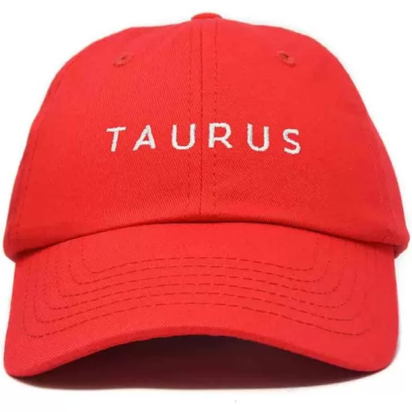 DALIX Taurus Dad Hat Embroidered Zodiac Astrology Cotton Baseball Cap