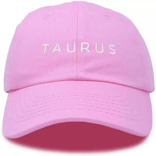 DALIX Taurus Dad Hat Embroidered Zodiac Astrology Cotton Baseball Cap