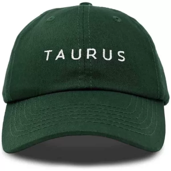 DALIX Taurus Dad Hat Embroidered Zodiac Astrology Cotton Baseball Cap