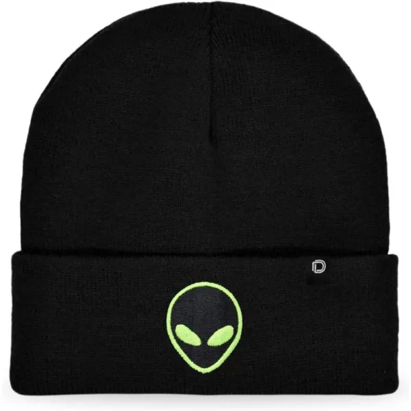 DALIX Winter Cap E.T. Alien Beanie Embroidered Hat