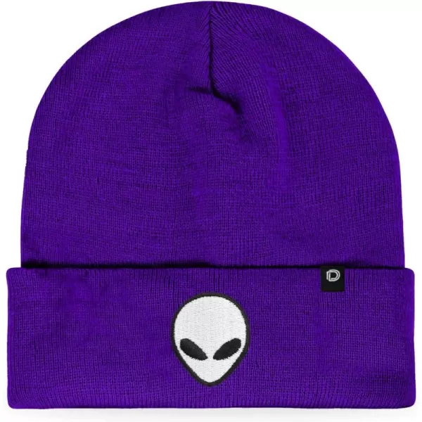 DALIX Winter Cap E.T. Alien Beanie Embroidered Hat