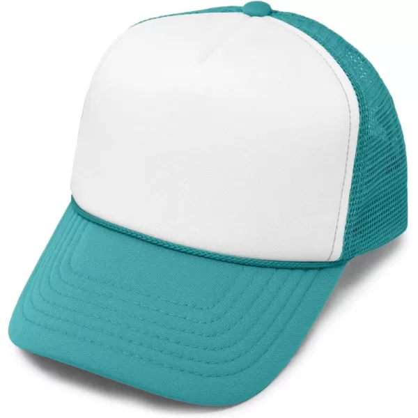 DALIX Youth Mesh Trucker Cap - Adjustable Hat 