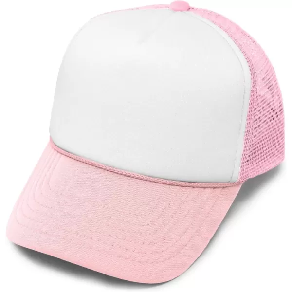 DALIX Youth Mesh Trucker Cap - Adjustable Hat 