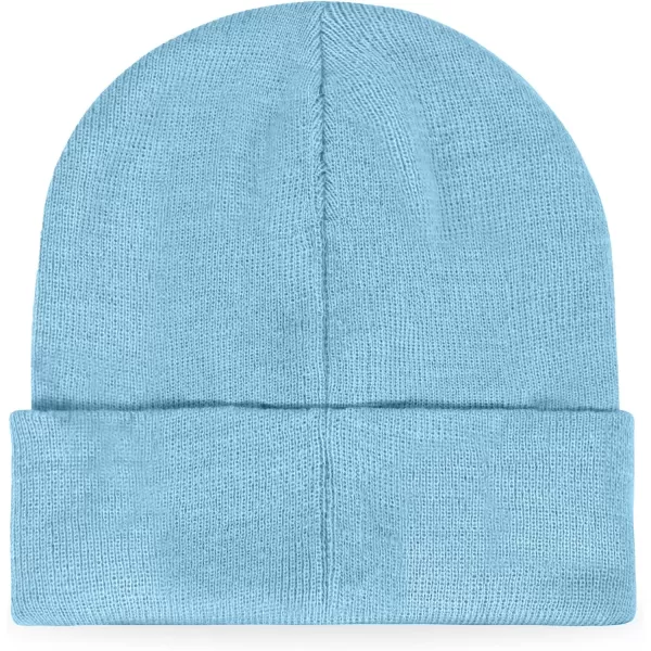 DALIX Embroidered Ghost Beanie Cap Cuffed Knit Hat Women