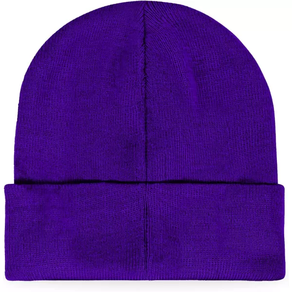 DALIX Embroidered Ghost Beanie Cap Cuffed Knit Hat Women