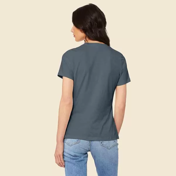 DALIX Heartly Ghost Embroidered Soft Cotton Short Sleeve T Shirt Womens