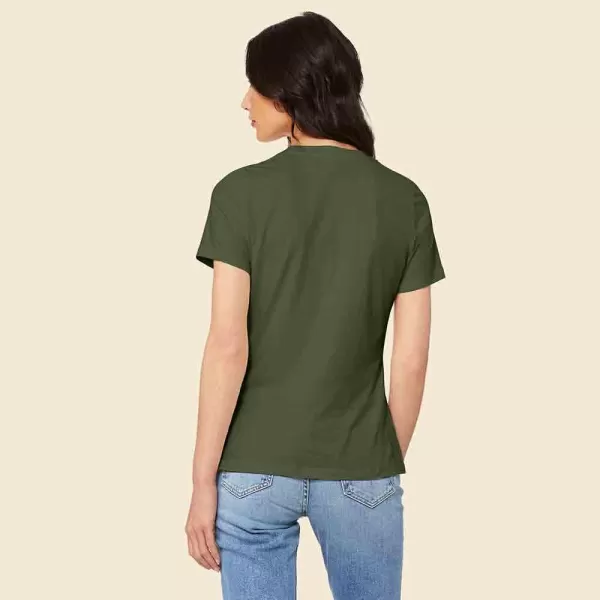DALIX Ghost Embroidered Soft Cotton Short Sleeve T Shirt Womens