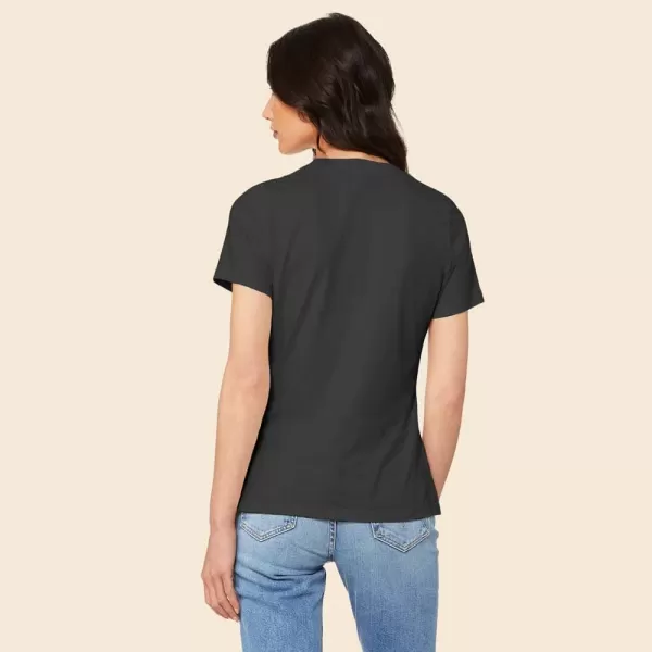 DALIX Ghost Embroidered Soft Cotton Short Sleeve T Shirt Womens
