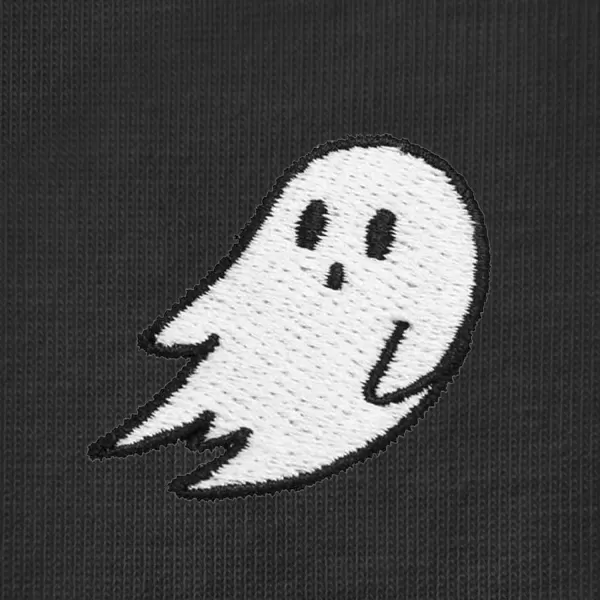 DALIX Ghost Embroidered Soft Cotton Short Sleeve T Shirt Womens