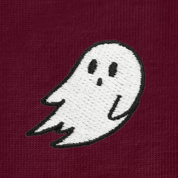 DALIX Ghost Embroidered Soft Cotton Short Sleeve T Shirt Womens