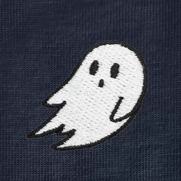 DALIX Ghost Embroidered Soft Cotton Short Sleeve T Shirt Womens