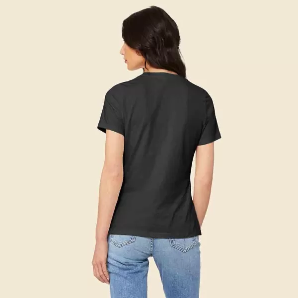 DALIX Ghost Embroidered Soft Cotton Short Sleeve T Shirt Womens