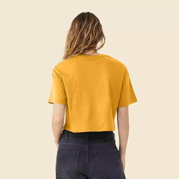 DALIX Heartly Ghost Embroidered Cropped Relaxed Cropped Soft Lightweight Loose T Shirt Womens