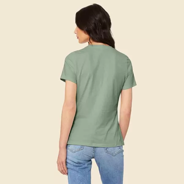 DALIX Smile Face Embroidered Soft Cotton Short Sleeve T Shirt Womens