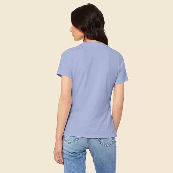 DALIX Smile Face Embroidered Soft Cotton Short Sleeve T Shirt Womens