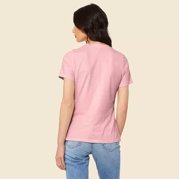 DALIX Smile Face Embroidered Soft Cotton Short Sleeve T Shirt Womens