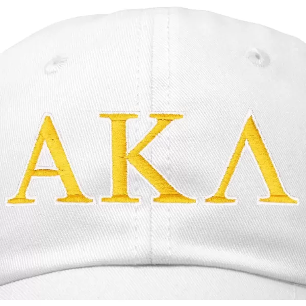 DALIX Alpha Kappa Lambda Fraternity Greek Letters Ball Cap Embroidered Hat