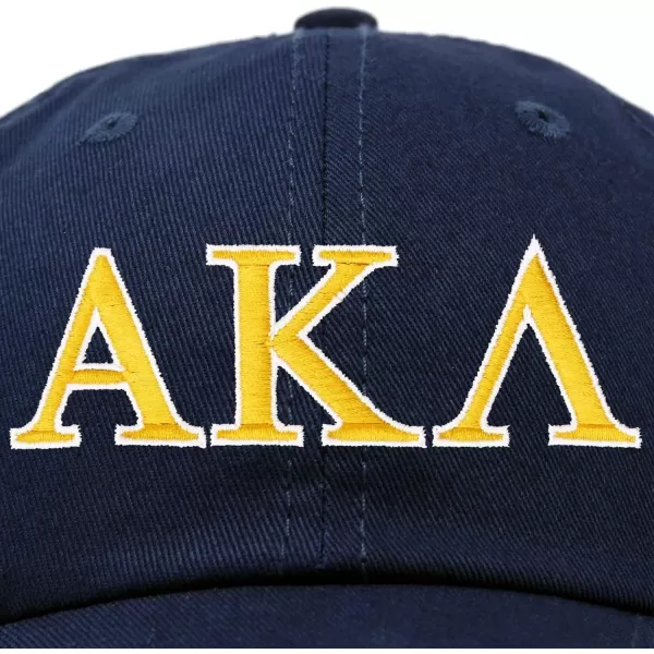 DALIX Alpha Kappa Lambda Fraternity Greek Letters Ball Cap Embroidered Hat