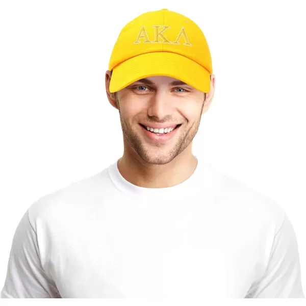 DALIX Alpha Kappa Lambda Fraternity Greek Letters Ball Cap Embroidered Hat