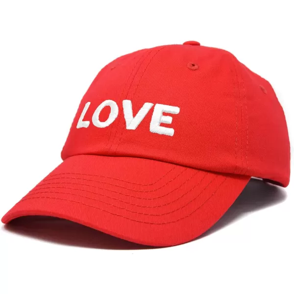 DALIX Custom Embroidered Hats Dad Caps Love Stitched Logo Hat
