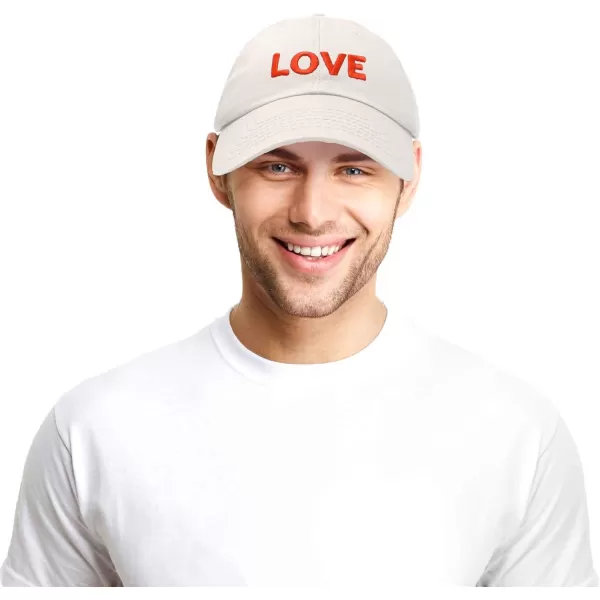 DALIX Custom Embroidered Hats Dad Caps Love Stitched Logo Hat