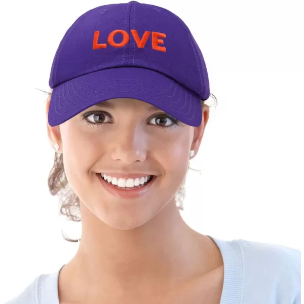 DALIX Custom Embroidered Hats Dad Caps Love Stitched Logo Hat
